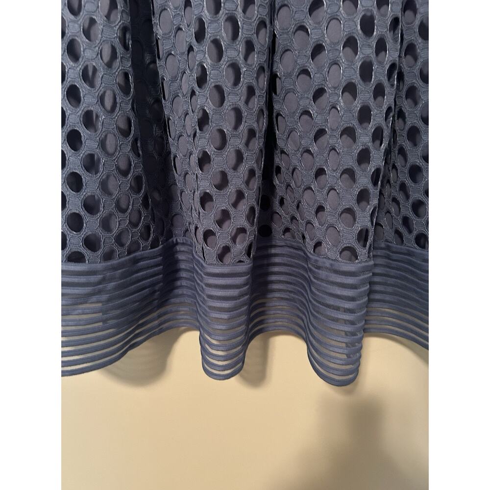 Lane Bryant Textured Blue Midi Dress - Picture 4 of 9